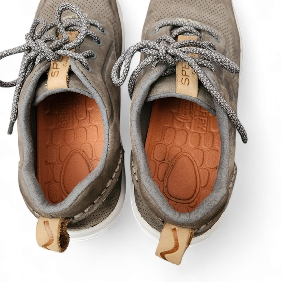 SPERRY Gamefish CVO Men’s Boat Shoes – Grey Nubuck Leather, Size 8 - Picture 8 of 14